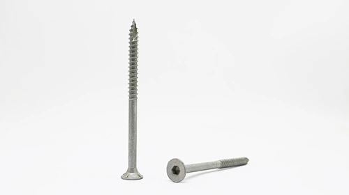 Double CSK head self tapping screw cutting point with 4 nibs